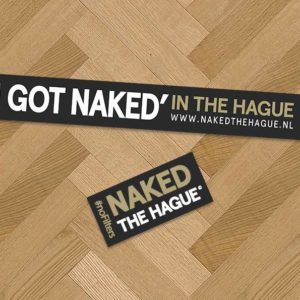 Naked The Hague sticker