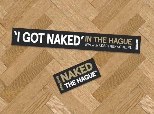 Naked The Hague sticker