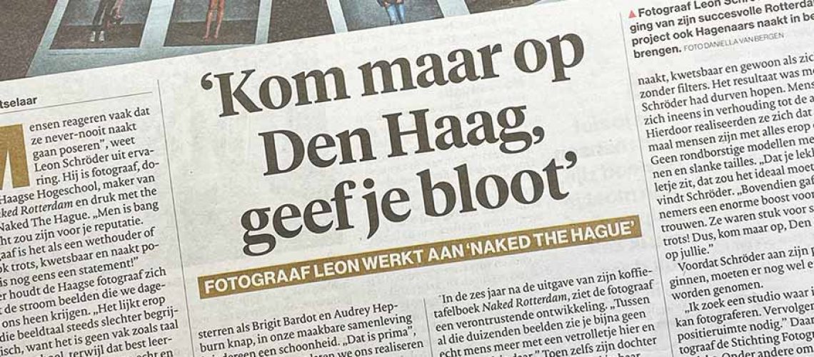 Kop AD Naked The Hague